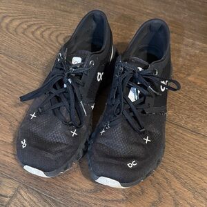 Cloud Black and White Athletic Sneakers